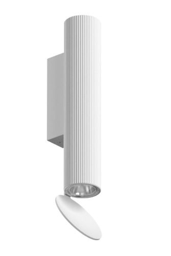 FLOS Flauta H225 Riga Væglampe H: 22,5 cm - White