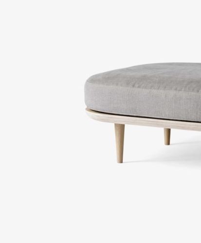 &Tradition SC9 Fly Pouf H: 40 cm - Hot Madison 094/Oiled Oak