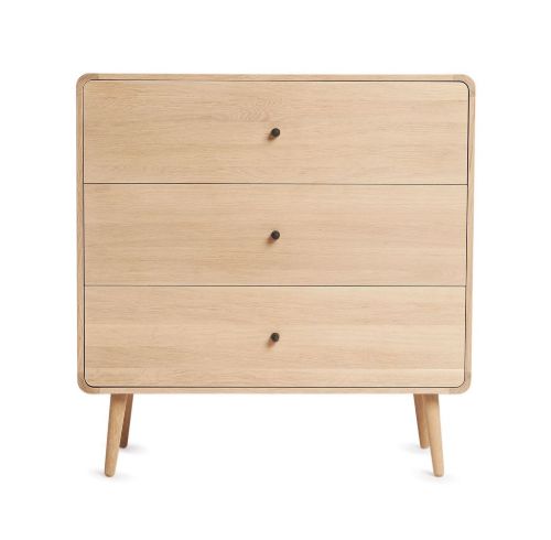 VIA Copenhagen The Box Three Drawer H: 83 cm - Oiled Oak