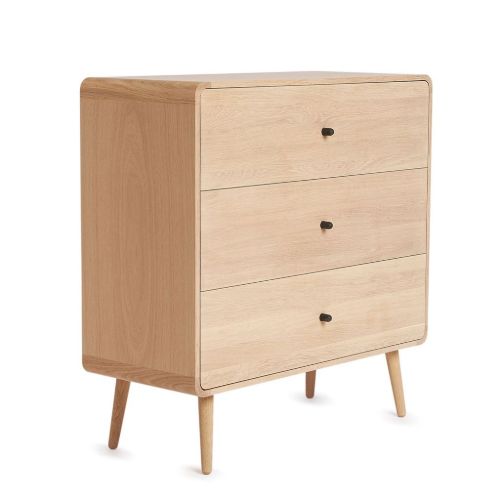 VIA Copenhagen The Box Three Drawer H: 83 cm - Oiled Oak
