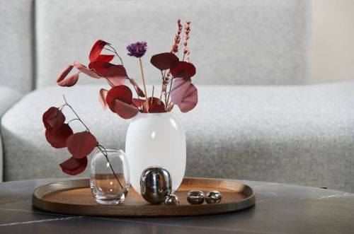 Piet Hein Super Vase H: 20 cm - Opal