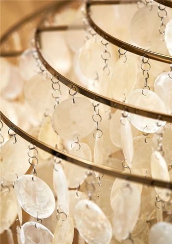 Verpan Fun 11DM Pendant Ø: 70 cm - Brass/Pearl
