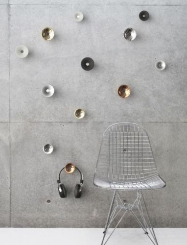FROST LIVING LULU Knage Ø: 8cm - Poleret Guld/Mat Sort