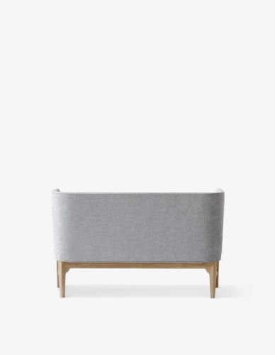 &Tradition AJ6 Mayor 2 Pers. Sofa L: 138cm - Olieret Eg/Grå (Hallingdal 130)