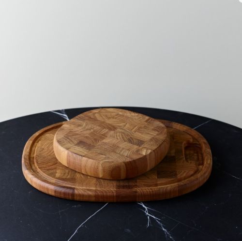Piet Hein Superellipse Skærebræt 35x28cm - Teak