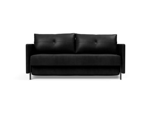 Innovation Living Cubed Sovesofa m. Armlæn L: 160 cm - Faunal Black/Mat Sort