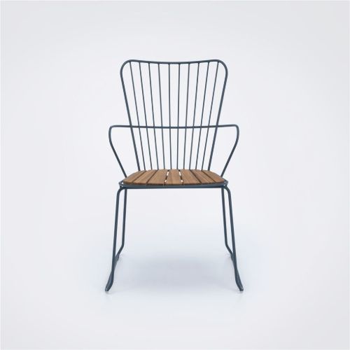HOUE Paon Dining Chair SH: 46 cm - Midnight Blue