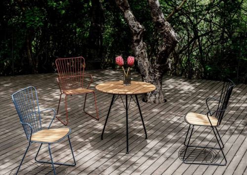 HOUE Paon Bar Stool SH: 78 cm - Midnight Blue