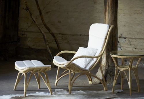 Sika-Design Hynde til Monet Fodskammel A652 42x53 cm - A670 Michelangelo White