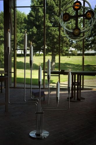 Piet Hein Great Bear Gulvstage H: 130cm - Sølv