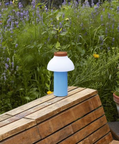HAY PC Portable Bordlampe H: 22 cm - Sky Blue