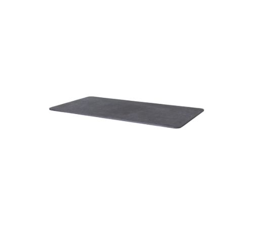 Cane-line Outdoor Bordplade 120x60 cm m. Afrundede Hjørner - Fossil Black Keramik