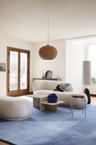 Ferm Living Rico Divan Brushed L L: 190 cm - Off White