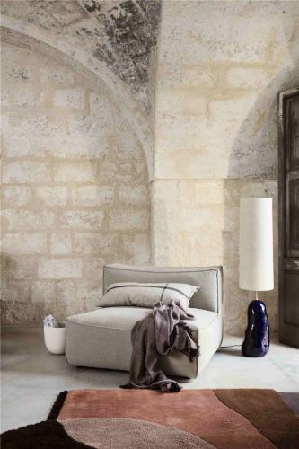 Ferm Living Catena Sofa Center L100 Cotton Linen 108x108 cm - Natural