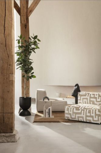 Ferm Living Catena Sofa Connect Corner S200 Cotton Linen 95x95 cm - Natural