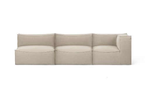 Ferm Living Catena Sofa Center S100 Rich Linen 95x95 cm - Natural