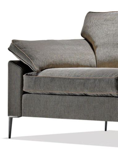 Søren Lund SL 329 2,5 Pers. Sofa m. Keder L: 222 cm - Grado 94 Tekstil/IG15 Aluminium Ben