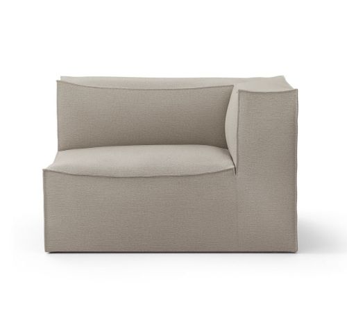 Ferm Living Catena Sofa Armrest Right S401 Cotton Linen 76x119 cm - Natural