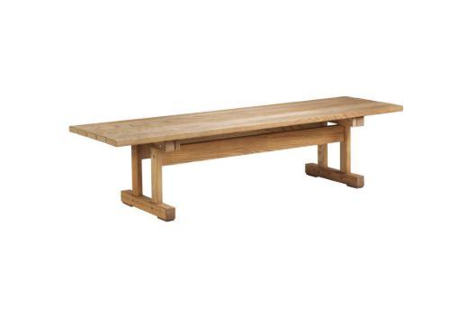 FDB Møbler M15 Ermelunden Bænk uden ryg SH: 43 cm - Termoask/Olieret