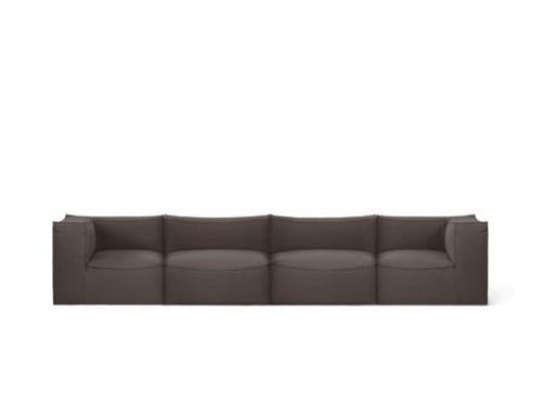 Ferm Living Catena Open End Left S300 Hot Madison 76x150 cm - Brown