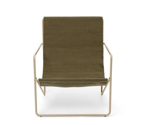 Ferm Living Desert Lounge Chair SH: 20 cm - Cashmere/Olive