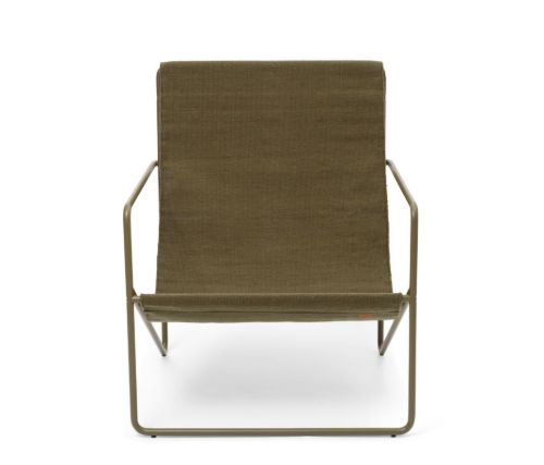Ferm Living Desert Lounge Chair SH: 20 cm - Olive/Olive