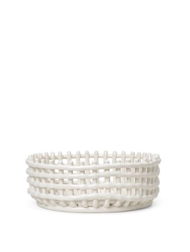 Ferm Living Ceramic Centrepiece Ø: 29 cm - Off White