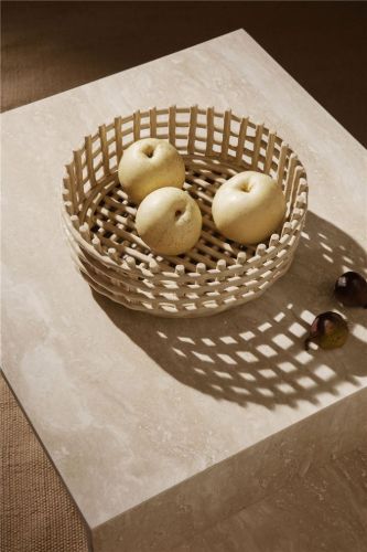 Ferm Living Ceramic Centrepiece Ø: 29 cm - Cashmere