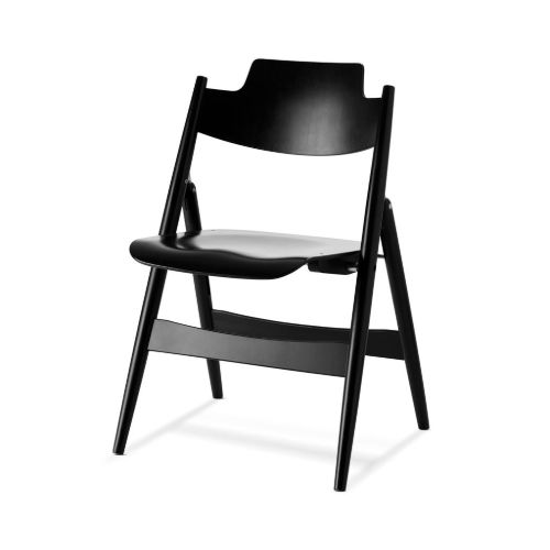 Please Wait To Be Seated Eiermann SE18 Folding Chair SH: 46 cm - Black