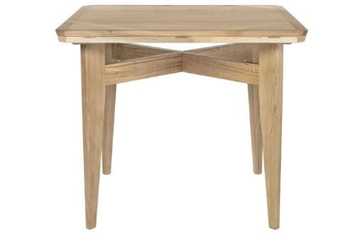 GUBI B Table Round Square 85x85 cm - Oak Matt Lacquered