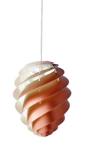 Le Klint 1312S Swirl 2 Pendel Small Ø: 18cm - Kobber