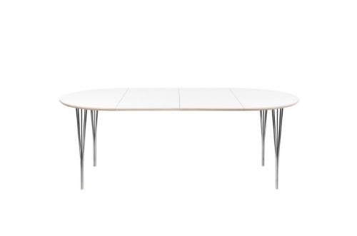 Haslev Tillægsplade Til Symphony 82/78 105 x 48 cm - Hvid Laminat