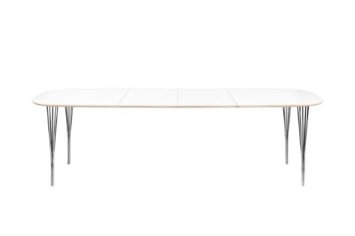 Haslev Tillægsplade Til Symphony 88 90 x 46 cm - Hvid Laminat
