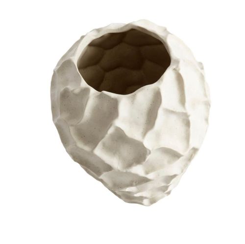 Muubs Soil Vase H: 21,5 cm  - Vanilje