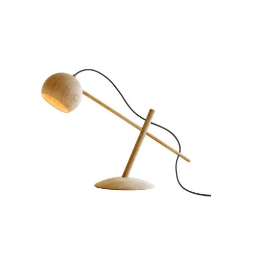 Brdr. Krüger Lune Bordlampe H: 40 cm - Klar Voks Olieret Eg