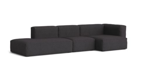 HAY Mags Soft 3 Seater Combination 4 Right End L: 331 cm - Dot 1682 03 Antracite