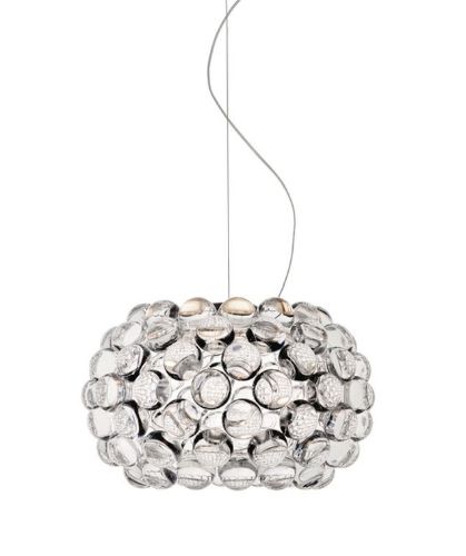 Foscarini Caboche Plus Lille Pendel LED Ø: 31cm - Transparent