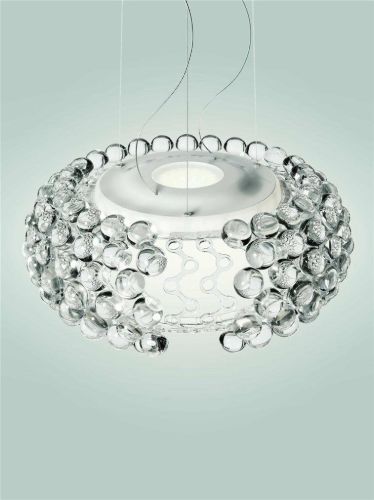 Foscarini Caboche Plus Lille Pendel LED Ø: 31cm - Transparent