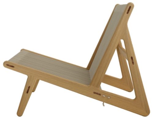 GUBI MR01 Initial Lounge Chair SH: 33 cm - Oak