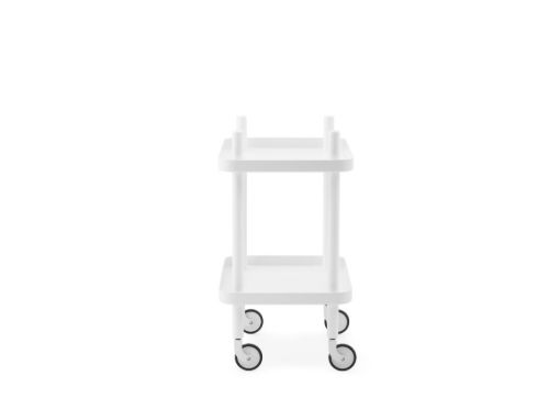 Normann Copenhagen Block Rullebord H: 64 cm - Hvid / Hvid