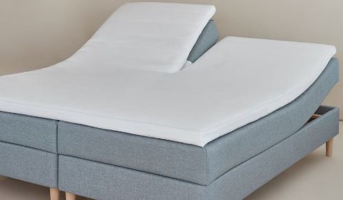 CPH Living Splitlagen Percale U80 180x210x7 cm - Hvid