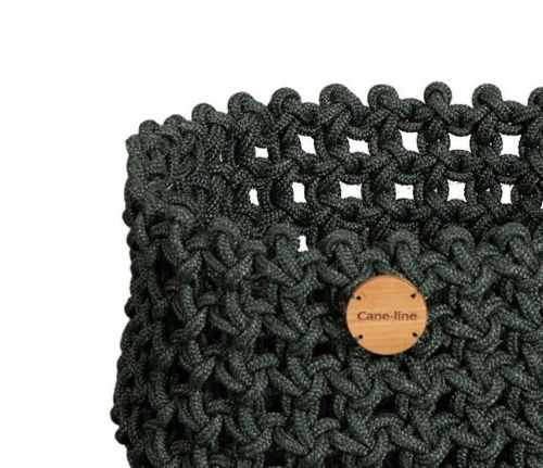 Cane-line Outdoor Soft Rope Kurv Mellem Ø: 40 cm - Dark Green