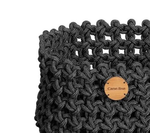 Cane-line Outdoor Soft Rope Kurv Mellem Ø: 40 cm - Dark Grey