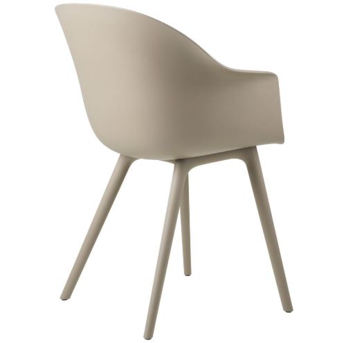 GUBI Bat Outdoor Dining Chair SH: 45 cm - New Beige