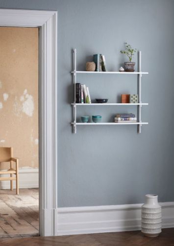 Moebe Wall Shelving Sets 85x85 cm - Black