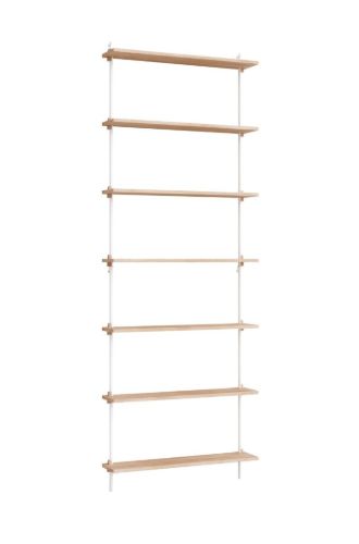 Moebe Wall Shelving Sets 230x85 cm - Oak/White