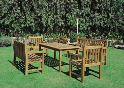 Kircodan Queens Park Bord  90 x 165 cm - Teak