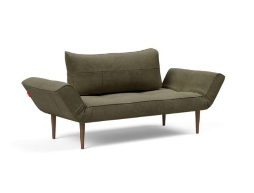 Innovation Living Zeal Styletto Daybed 72x178 - Mørkt Træ/Cordufine Pine Green