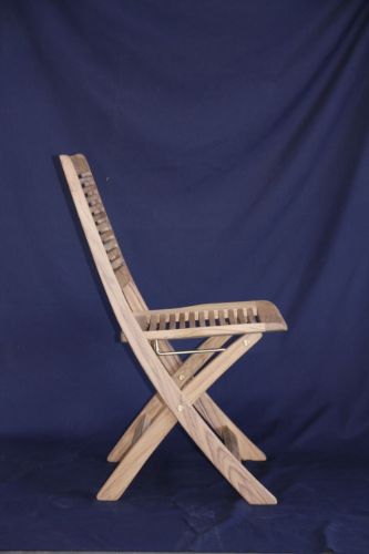 Kircodan Espresso Klapstol Uden Armlæn SH: 45 cm - Teak