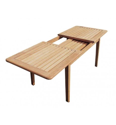 Kircodan Queens Park Udtræksbord  90 x 165 cm - Teak